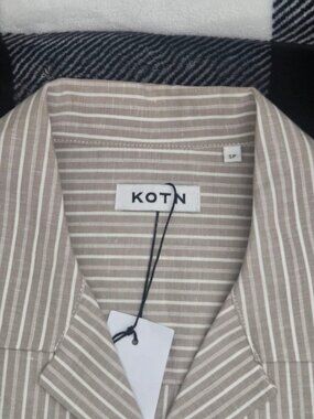 KOTN Short Sleeve Striped Shirt
